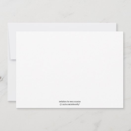 大晦日パーティの招待状 招待状 (裏面)