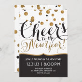 大晦日パーティの招待状 招待状 (正面/裏面)