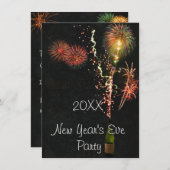 大晦日パーティの招待状 招待状 (正面/裏面)