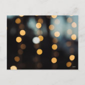 大晦日パーティーのゴールドチケット招待状 シーズンポストカード (裏面)