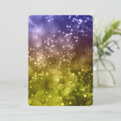 大晦日パーティーの招待状 ミックスカラー ボケ 9 招待状 (スタンド正面)