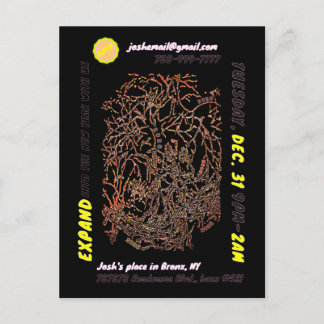 大晦日パーティーはがき招待状 シーズンポストカード