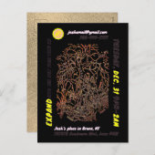 大晦日パーティーはがき招待状 シーズンポストカード (正面/裏面)