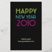 大晦日パーティーチラシ チラシ (裏面)