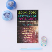 大晦日パーティーチラシ チラシ (シングル)