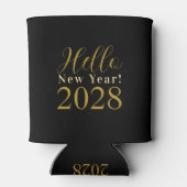 大晦日パーティーブラック金ゴールドパーティー 缶クーラー (裏面)