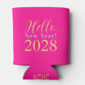 大晦日パーティーホットピンク 缶クーラー (裏面)