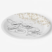 大晦日パーティー紙プレート ペーパープレート (アングル)