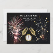 大晦日パーティー花火大会 招待状 (正面)