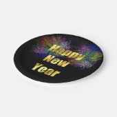 大晦日パーティー花火 ペーパープレート (アングル)