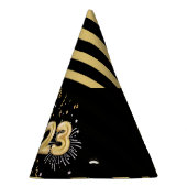 大晦日パーティー金ゴールドブラック2023 パーティーハット (右)