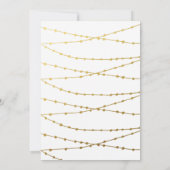 大晦日パーティー金ゴールド応援シャンパントースト 招待状 (裏面)