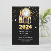 大晦日パーティー2023金ゴールドシャンパンスターズ 招待状 (スタンド正面)