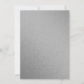 大晦日パーティー2024シルバーグリッターブラック 招待状 (裏面)