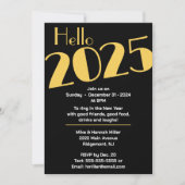 大晦日パーティー 招待状 (正面)