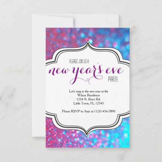 大晦日パーティー 招待状 (正面)