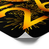 大晦日パーティー- Happy New Year 2026 Long Sle ポスター (角)