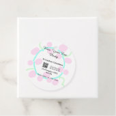大晦日パーティー QRコードで出欠確認 名前 ピンク ブルー フェイバータグ (インサイチュ)