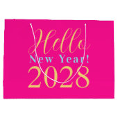 大晦日ホットピンクパーティーのお願い ラージペーパーバッグ (裏面)