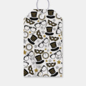 大晦日ミックスパターンパーティーラベル ギフトタグ (裏面)