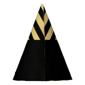 大晦日応援パーティー金ゴールドパーティー帽子 パーティーハット (裏面)