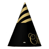 大晦日応援パーティー金ゴールドパーティー帽子 パーティーハット (左)