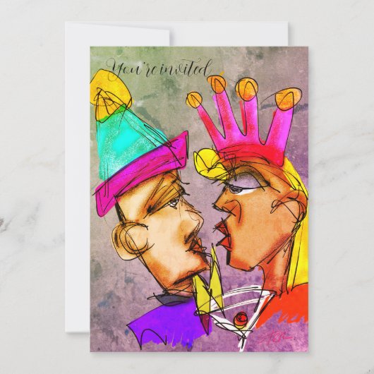 大晦日招待状 招待状 (正面)