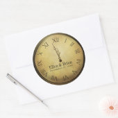 大晦日結婚式用シール ラウンドシール (封筒)
