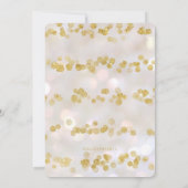 大晦日金ゴールド虹色《写真》ぼけ味招待状 招待状 (裏面)