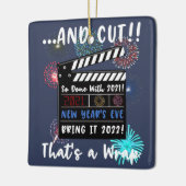 大晦日2021引用文2022おもしろい新年 セラミックオーナメント (左)