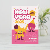 大晦日2025キッズパーティの招待状 招待状 (スタンド正面)