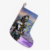 大晦日 スモールクリスマスストッキング (正面 (吊り時))