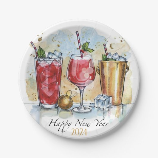 大晦日 ペーパープレート (正面)