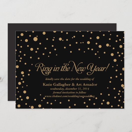 大晦日・結婚式のご案内 シーズンカード (正面/裏面)