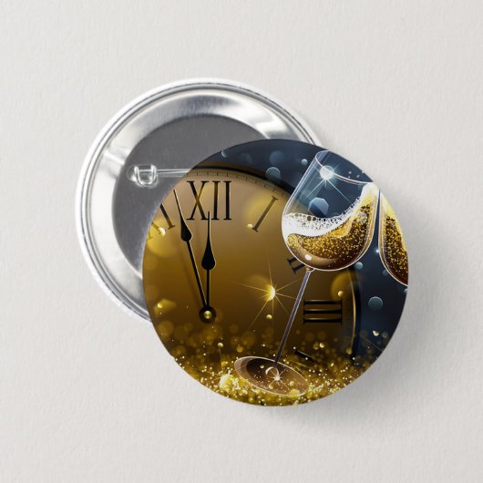 大晦日 缶バッジ (正面&裏面)