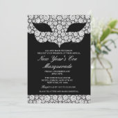 大晦日NYEマスカレードパーティの招待状 招待状 (スタンド正面)