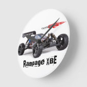 大暴れXBEの時計 ラウンド壁時計 (傾斜)