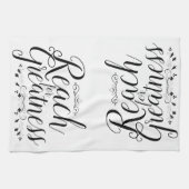 大書道を手に入れる キッチンタオル (横)