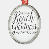 大書道を手に入れる メタルオーナメント (左)