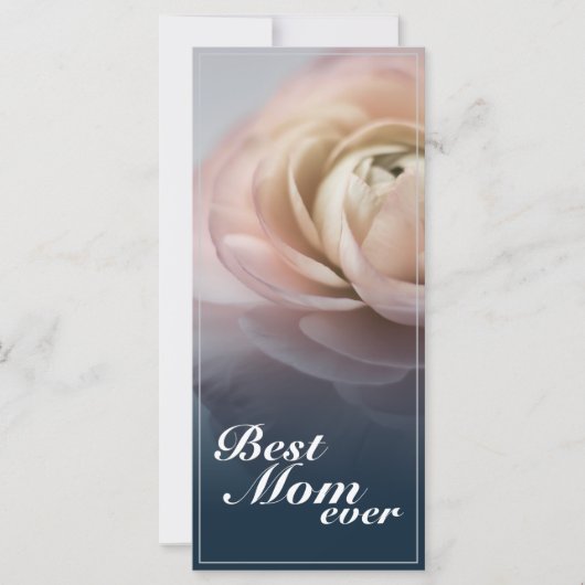 大最高のきなピンクのバラを持つ母さん (正面)