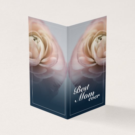 大最高のきなピンクのバラを持つ母さん (外部)