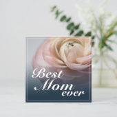 大最高のきなピンクのバラを持つ母さん シーズンカード (スタンド正面)
