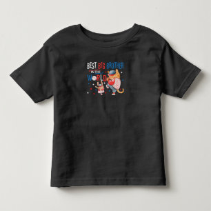 大最高の弟in the World – 野球 トドラーTシャツ