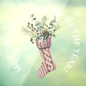 大最高の素晴らしい時間、クリスマスストッキング ウィンドウサイン (シート3)