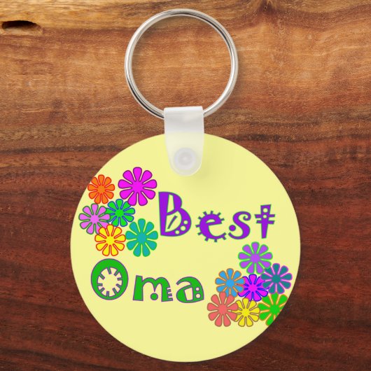 大最高の間母の日の贈り物 キーホルダー (正面)