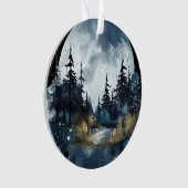 大月水彩の夜景 オーナメント (正面)