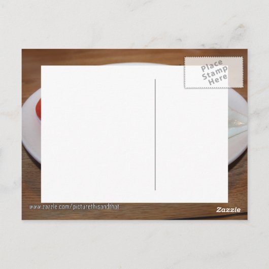 大朝食 ポストカード (裏面)