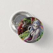 大木・牛太郎上月6 缶バッジ (正面&裏面)