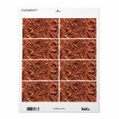 大杉マルチ模様の景観請負業者 ラベル (フルシート)