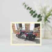 大林オートバイ ポストカード (スタンド正面)